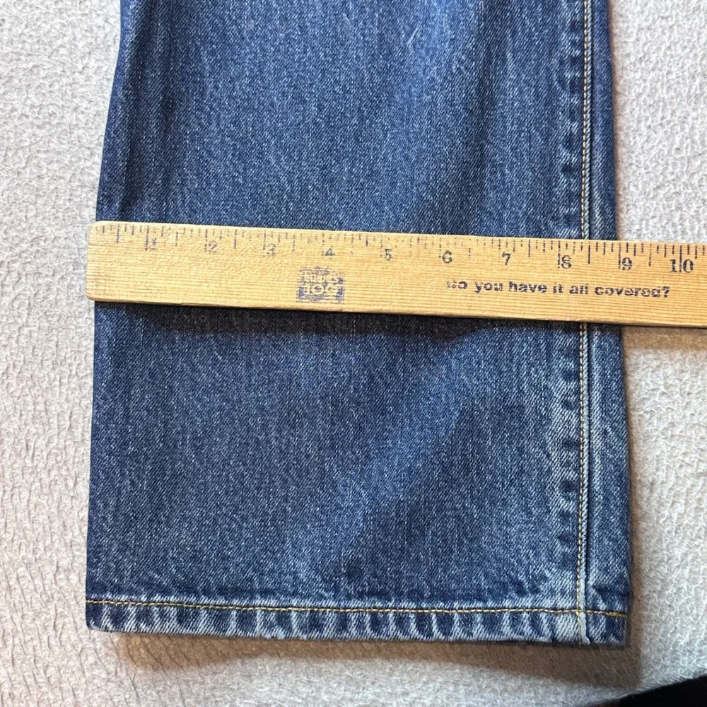 Vintage Levi's 501 Jeans Mens 37x31 Blue Button Fly Straight Leg Denim Pants 90s